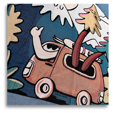 Load image into Gallery viewer, Road Trip Woven Tapastry Blanket -Turbo Bambi X BC Parks Foundation