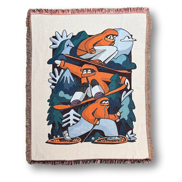 Winter Rec Woven Tapastry Blanket -Turbo Bambi X BC Parks Foundation&nbsp;