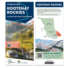 Load image into Gallery viewer, Kootenay Rockies - Provincial Parks Map &amp; Vistors' Guide (Box of 250 Maps)