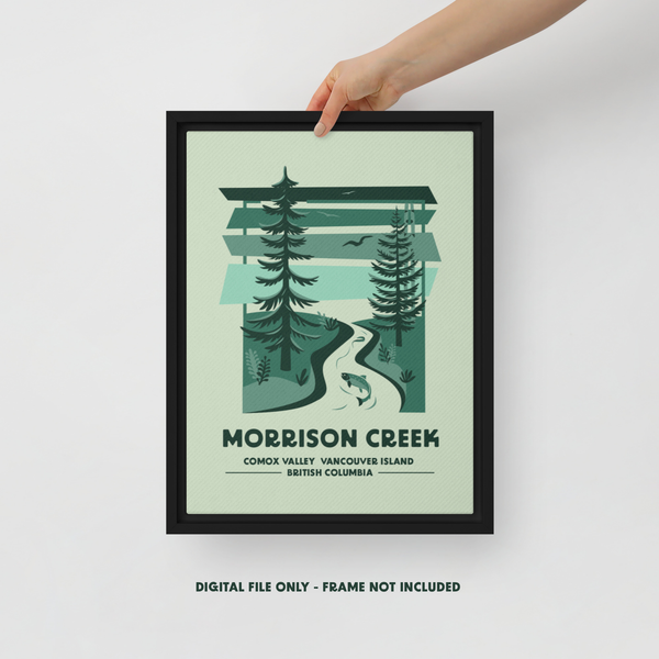 Morrison Creek Headwaters - Digital Artwork
