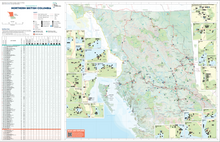 Load image into Gallery viewer, Northern British Columbia - Provincial Parks Map &amp; Visitors' Guide - (Box of 250 Maps)