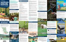 Load image into Gallery viewer, Vancouver, Coast and Mountains  - Provincial Parks Map &amp; Visitors' Guide (Box of 250 Maps)